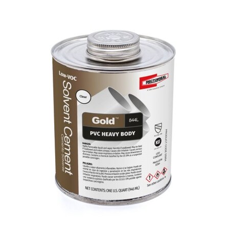 Rectorseal Corp. Gold 844 Heavy PVC Low Voc 1 qt. 55954